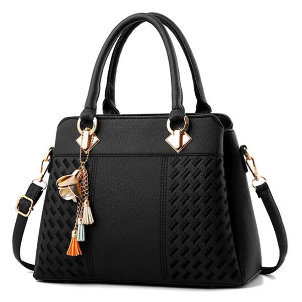 Embroidered Tassel Crossbody Bag | Wovetsa