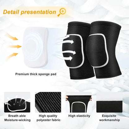 Soft Breathable Knee Pads for Women — Dance, Yoga & Sports | Wovetsa