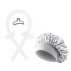 Satin Silk Sleep Cap & Heatless Curler Set | Wovetsa