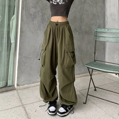 Y2K Parachute Cargo Pants | Wovetsa