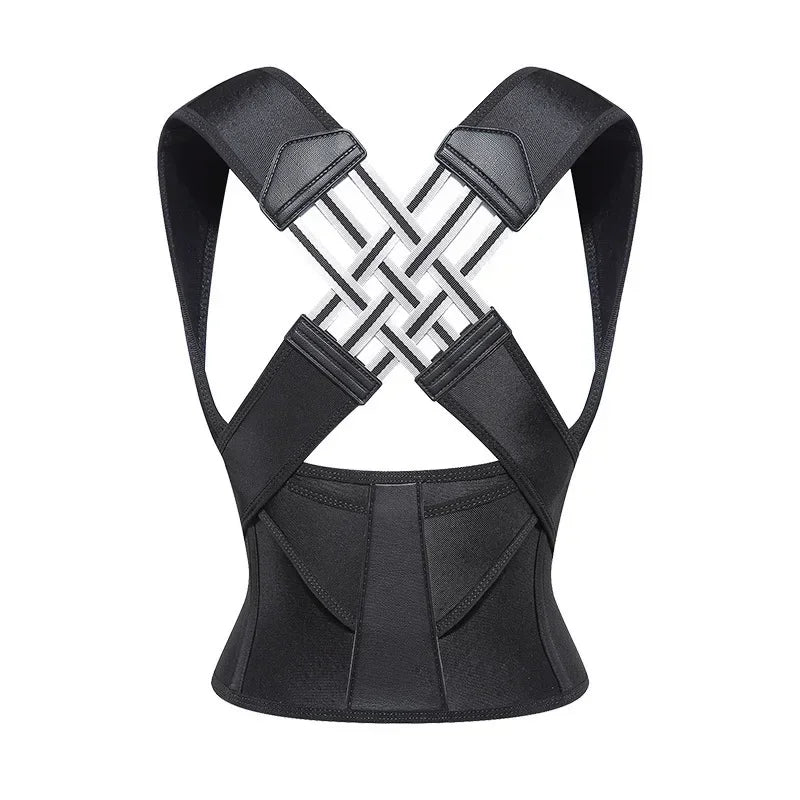 Adjustable Shoulder Posture Corrector Brace for Women & Men | Wovetsa