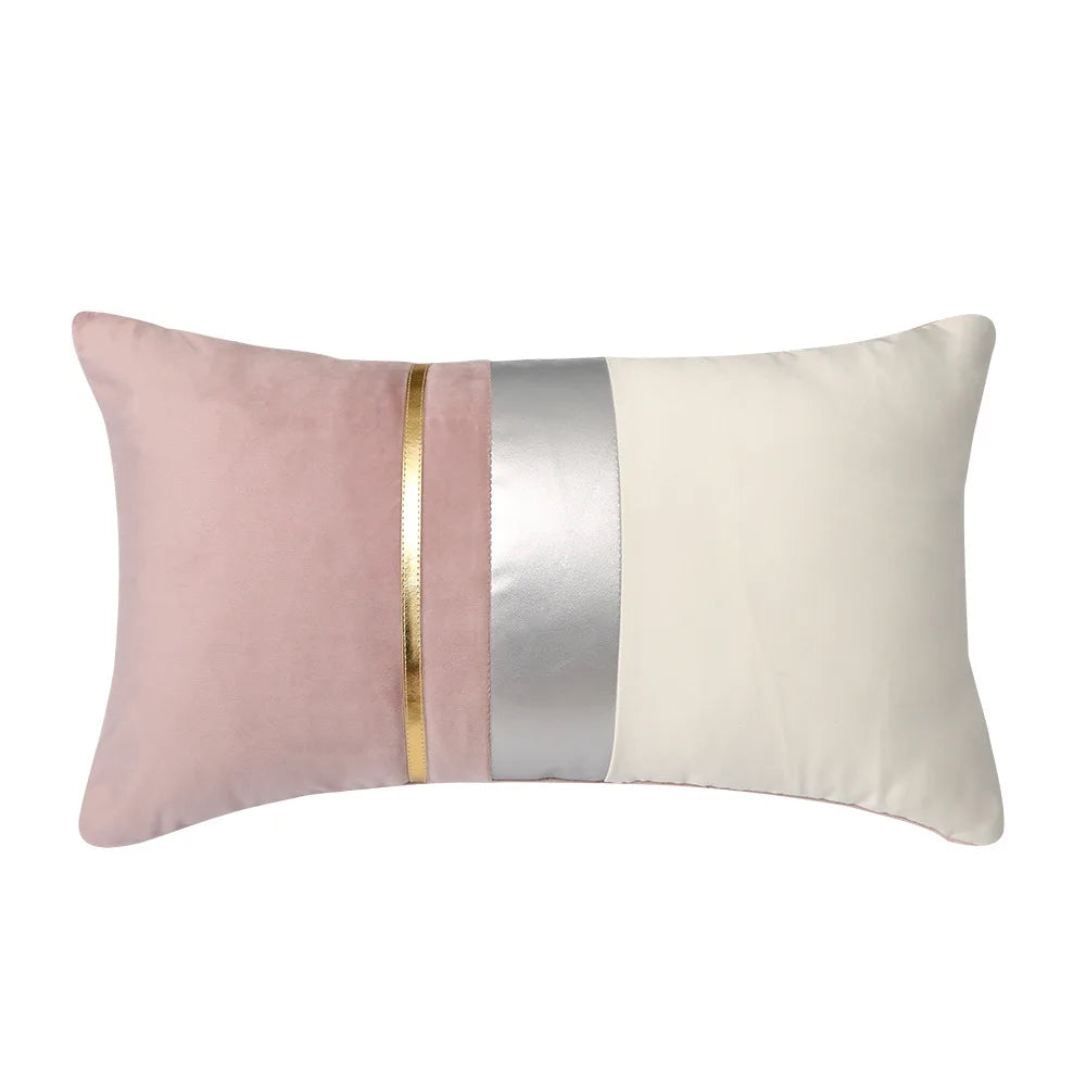 Velvet Patchwork Cushion Cover | Wovetsa