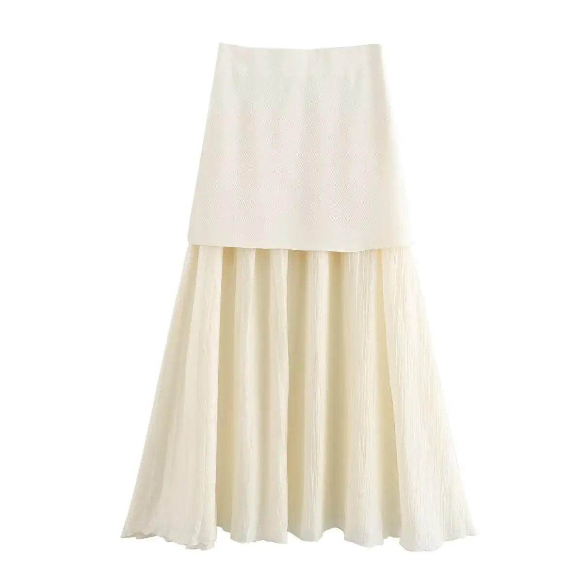 Women's Knit V-Neck Vest & Long Skirt Two Piece Set | Wovetsa