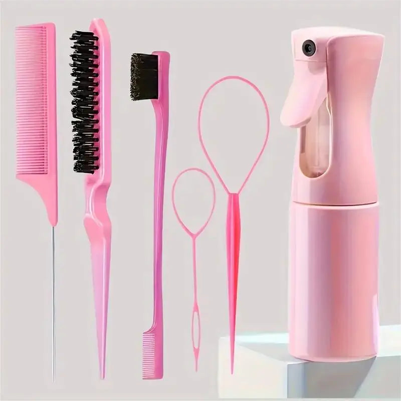 6-Piece Hair Brush & Styling Tool Set | Wovetsa