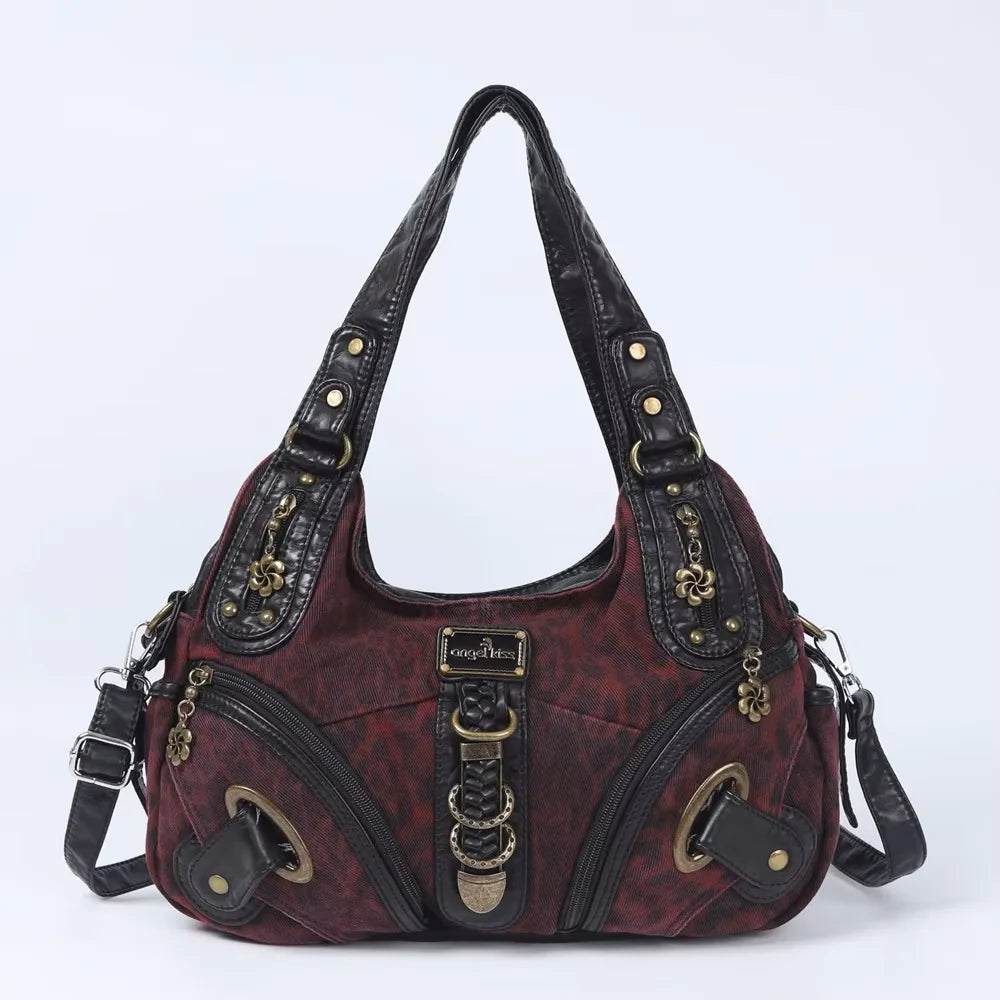 Leopard Print Hobo Shoulder Bag | Wovetsa