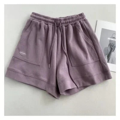 Wide-Leg Drawstring Shorts | Wovetsa