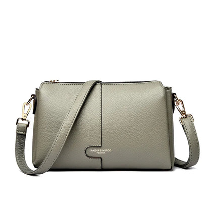 Soft PU Leather Flap Shoulder Bag | Wovetsa