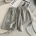 Wide-Leg Drawstring Shorts | Wovetsa