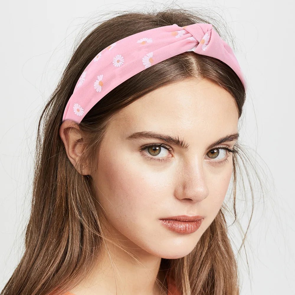 Daisy Pattern Headband Set 3 Pcs | Wovetsa