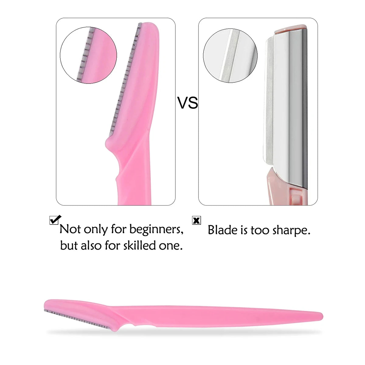 12-Piece Eyebrow Razor & Face Trimmer Set | Wovetsa