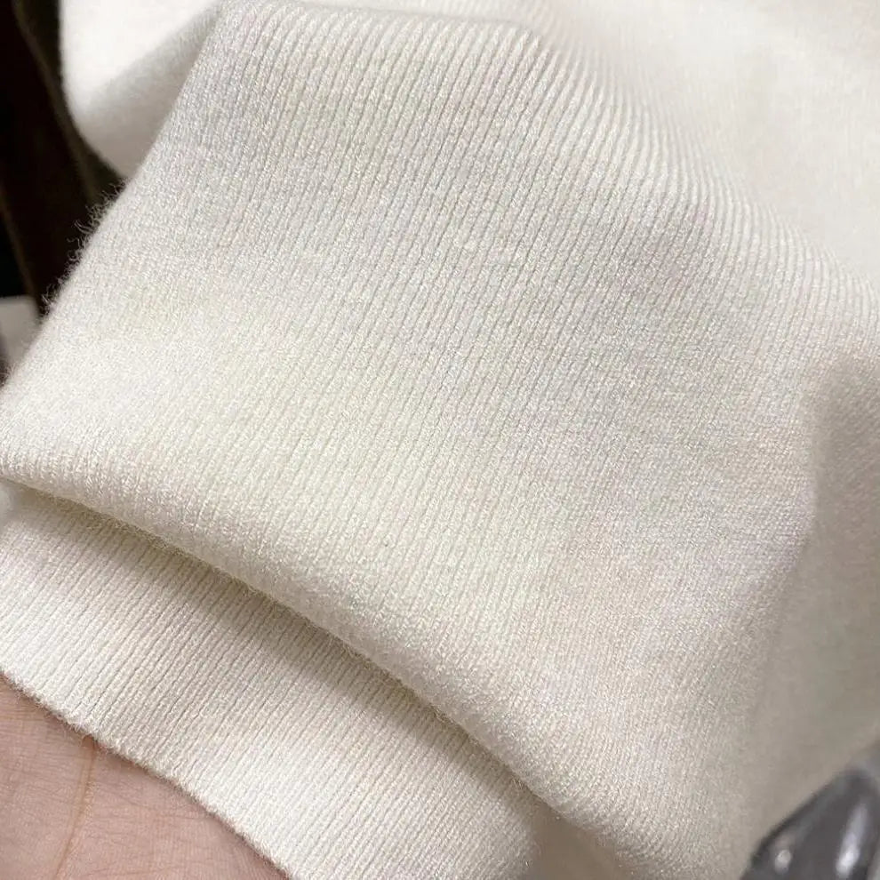 Mock Neck Knit Sweater Top | Wovetsa