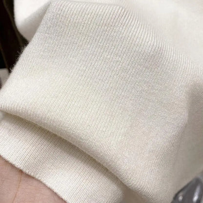 Mock Neck Knit Sweater Top | Wovetsa