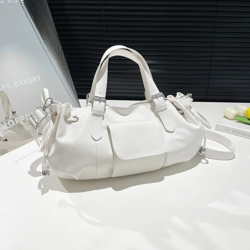 PU Leather Pillow Crossbody Bag | Wovetsa