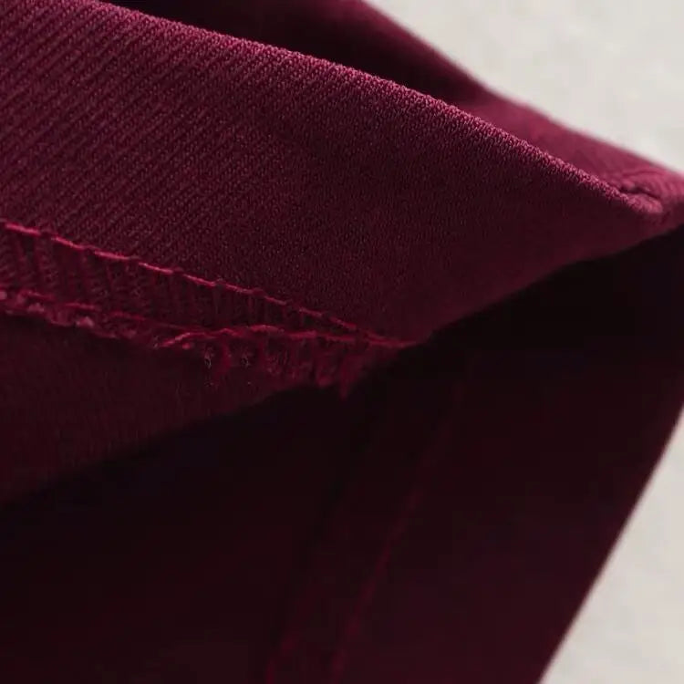 Burgundy Double-Breasted Suit Set | Wovetsa