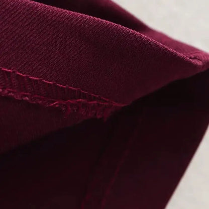 Burgundy Double-Breasted Suit Set | Wovetsa