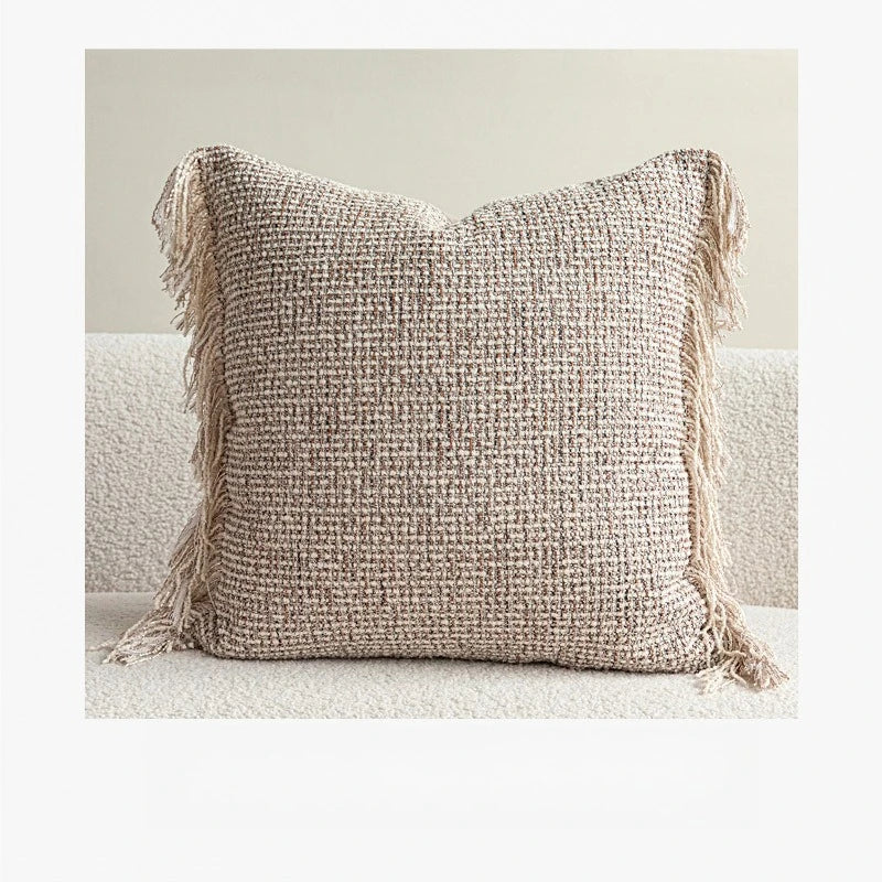 Black & White Jacquard Cushion Cover | Wovetsa