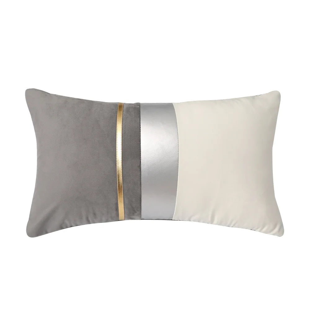Velvet Patchwork Cushion Cover | Wovetsa