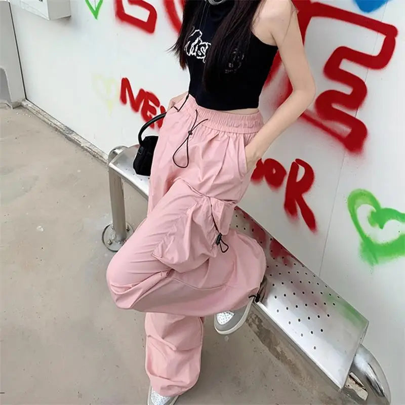 Y2K Parachute Cargo Pants | Wovetsa