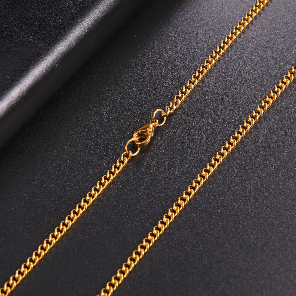 60cm Stainless Steel Chain Necklace | Wovetsa
