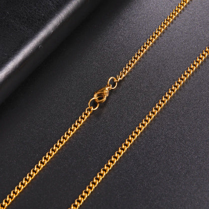 60cm Stainless Steel Chain Necklace | Wovetsa