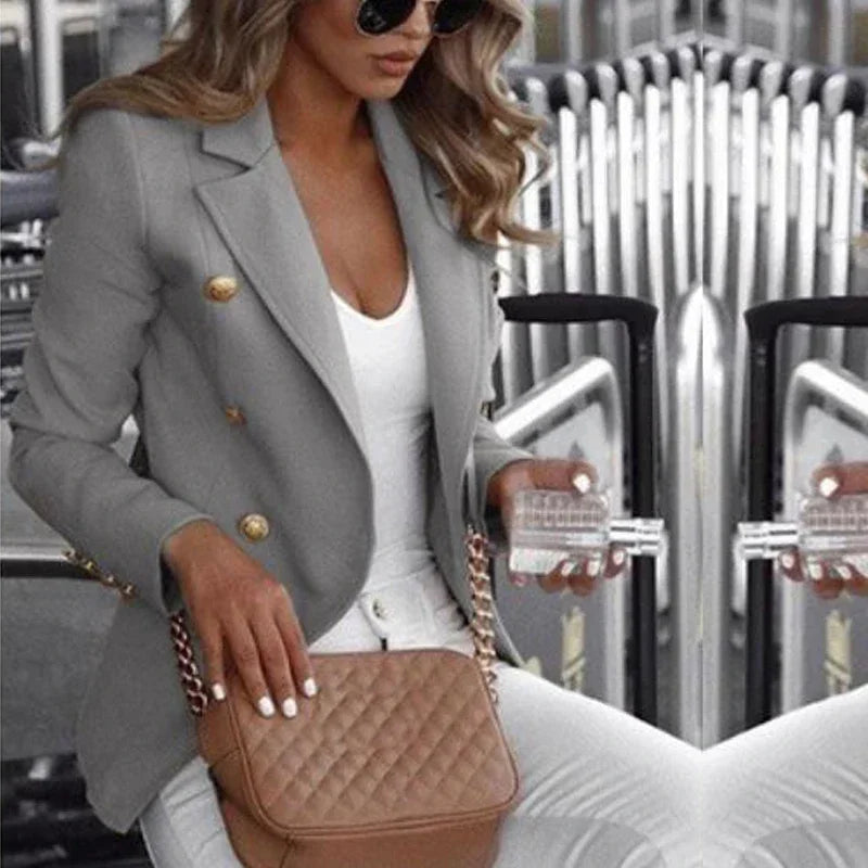 Slim Fit Notched Lapel Blazer | Wovetsa