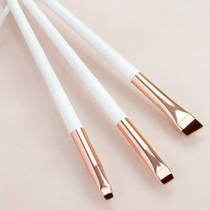 3-Piece Precision Makeup Brush Set | Wovetsa