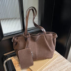 Suede Shoulder Bag | Wovetsa