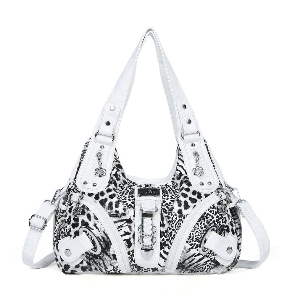 Leopard Print Hobo Shoulder Bag | Wovetsa