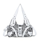 Leopard Print Hobo Shoulder Bag | Wovetsa