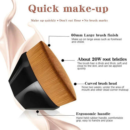 Large Powder & Blush Makeup Brush | Wovetsa