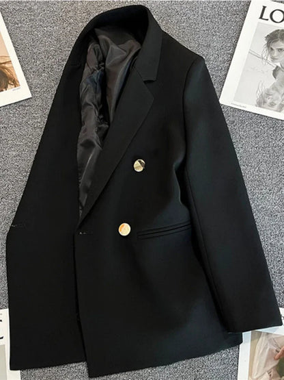 Double-Breasted Slim Blazer | Wovetsa