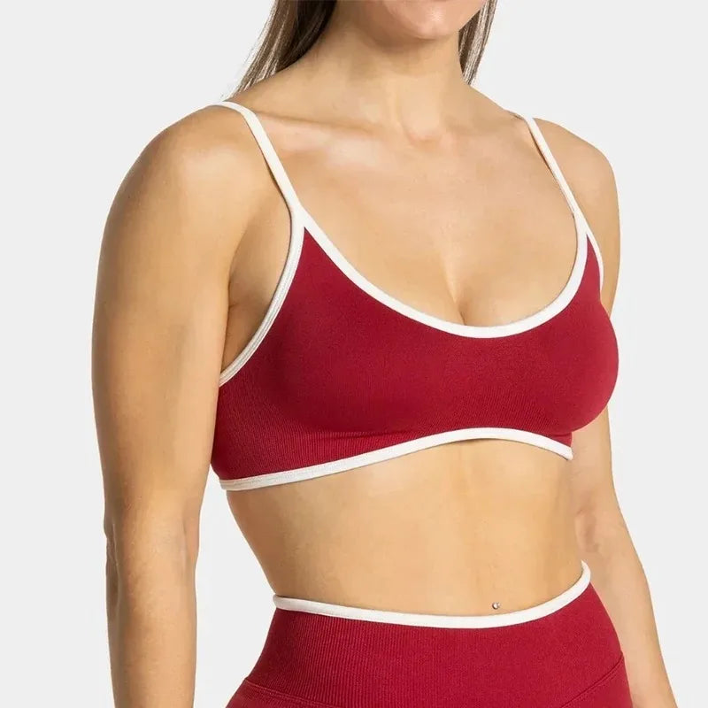 Backless Knit Sports Bra & Yoga Top | Wovetsa