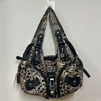 Leopard Print Hobo Shoulder Bag | Wovetsa