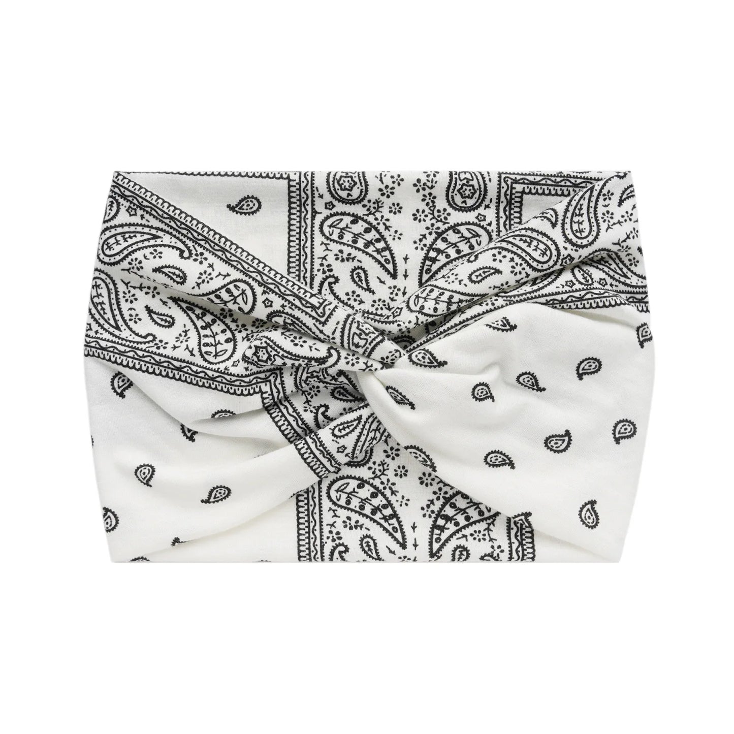 Wide Twisted Turban Headband for Women — Boho Yoga Hair Band | Wovetsa