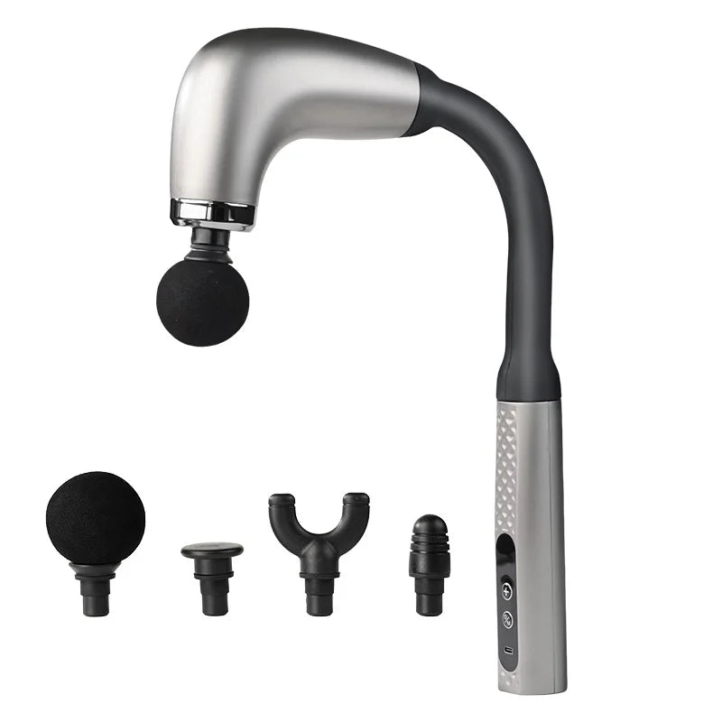 Percussion Massage Gun for Women — 4 Heads, Deep Tissue Pain Relief | Wovetsa