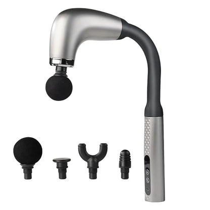Percussion Massage Gun for Women — 4 Heads, Deep Tissue Pain Relief | Wovetsa