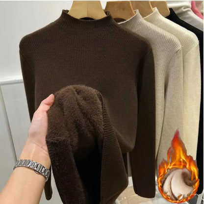 Turtleneck Slim Knit Sweater | Wovetsa