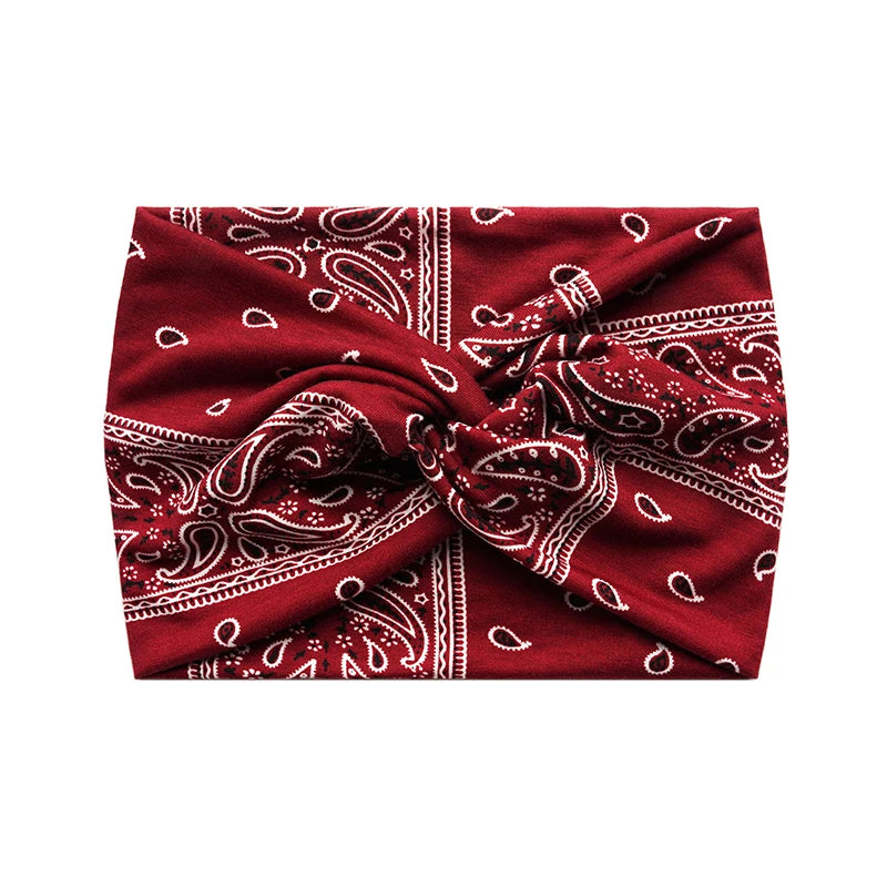 Wide Twisted Turban Headband for Women — Boho Yoga Hair Band | Wovetsa