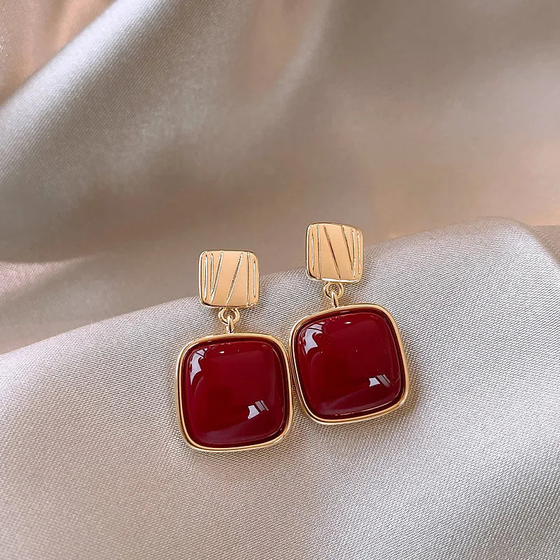 Zircon Stud Earrings | Wovetsa