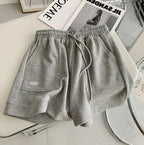 Wide-Leg Drawstring Shorts | Wovetsa