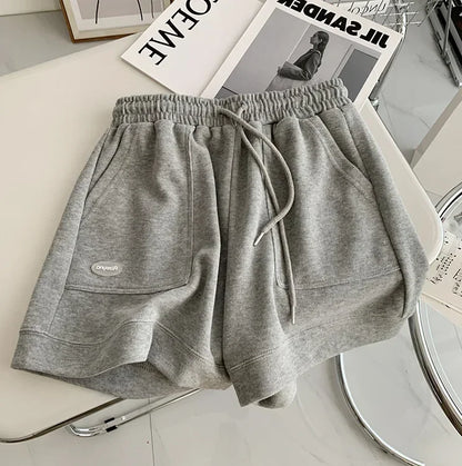 Wide-Leg Drawstring Shorts | Wovetsa
