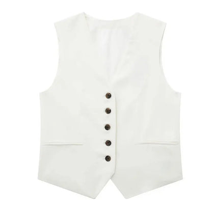 Green Vest & Shorts Set | Wovetsa