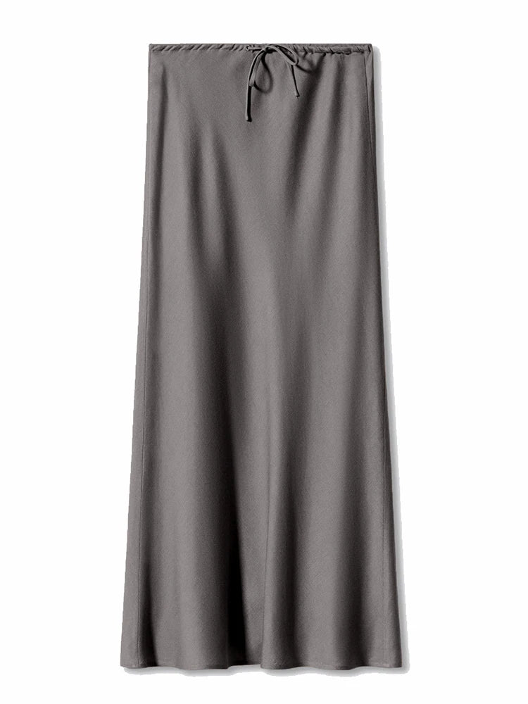 Satin Maxi Skirt | Wovetsa