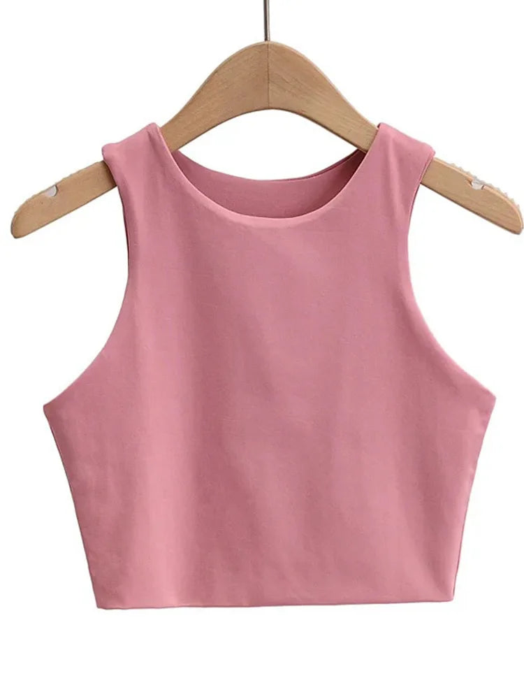 Backless Slim Tank Top | Wovetsa