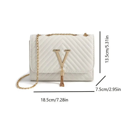 Sequin Tassel Crossbody Bag | Wovetsa