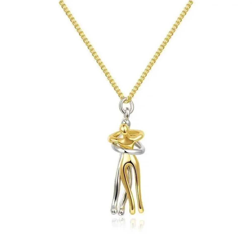 Hug Pendant Necklace for Couples | Wovetsa