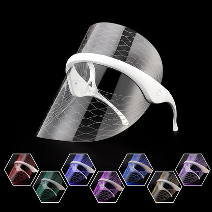 7-Color LED Light Therapy Face Mask | Wovetsa