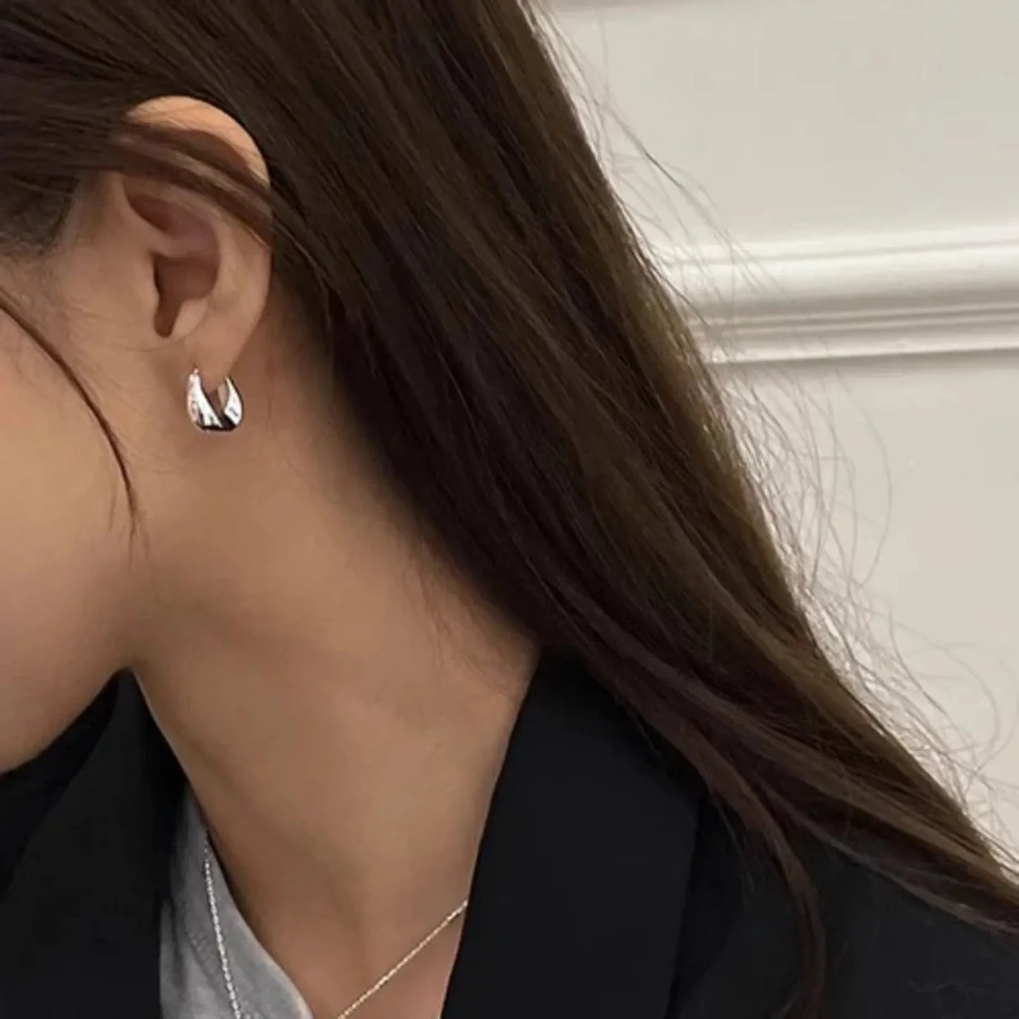 925 Sterling Silver Hoop Earrings | Wovetsa