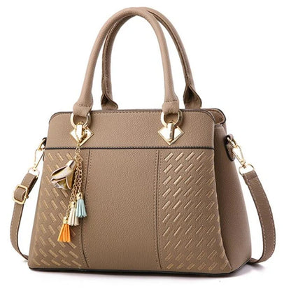 Embroidered Tassel Crossbody Bag | Wovetsa