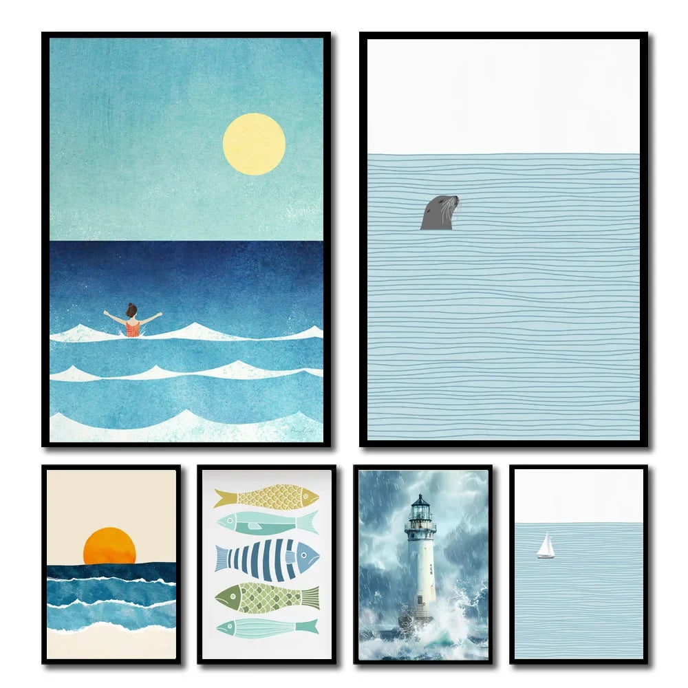 Coastal Canvas Wall Art | Wovetsa